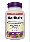 Webber Naturals Liver Health with Milk Thistle 65 caps