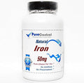 Natural Iron 50mg // 100 Capsules // Pure // by PureControl Supplements