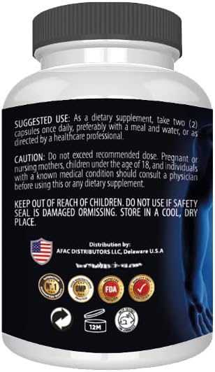 Glucosamine Chondroitin with Turmeric MSM &amp Boswellia Joint Support Supplement 2 Pack 200 Capsules