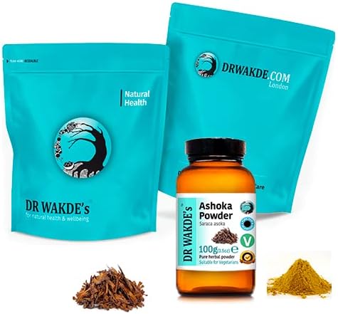 DR WAKDE's Organic Ashwagandha Powder (Indian Ginseng | Withania somnifera) - 100g (3.5oz) | Pure Raw &amp Dried Powder | Ayurvedic Herb | Vegan | Nothing Added Nothing Removed | Same Day Dispatch