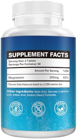Hydrogen Tablets for Drinking Water - H2 Molecular Tabs with Magnesium for Instant A014