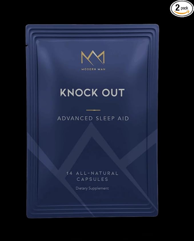 ModernMan_Lifestyles Knock Out Nighttime Relaxation &amp Rest Support Supplement 28 Capsules