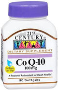 21st Century Co Q-10 100 mg Softgels - 90 ct Pack of 4