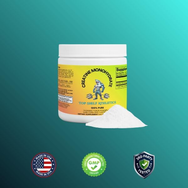 Creatine Monohydrate Unflavored 50 Servings