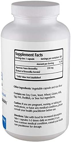 One Planet Nutrition Nano Boswellia 250 mg Veggie Capsules (120 Servings) Boswellia serrata Resin Supports Cognitive Function for Brain Health Non-GMO Vegan Gluten-Free