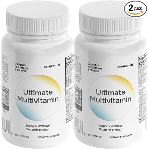 Ultimate Multivitamin Multimineral and Superfood with 42 Fruit and Vegetable Blend 60 Count (Ultimate 2 Pack)