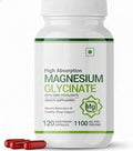 Magnesium Glycinate 1100mg (Elemental Magnesium 242mg) with Zinc 10mg (as Zinc Picolinate) Per Serving - 120 Capsules (Pack of 1)