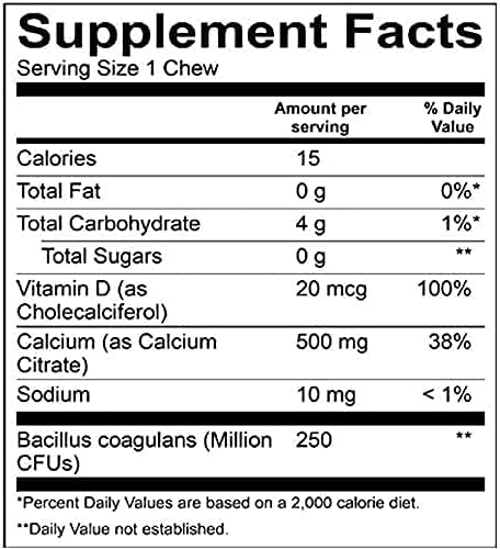 BariatricPal 90-Day Bariatric Vitamin Bundle (Multivitamin ONE 1 per Day! Capsule with 45mg Iron and Calcium Citrate Soft Chews 500mg with Probiotics - French Caramel Vanilla)