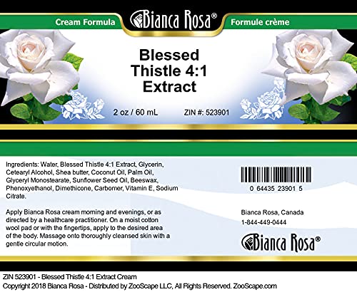 Bianca Rosa Blessed Thistle 4:1 Extract Cream (2 oz ZIN: 523901) - 3 Pack