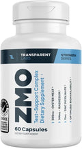 Transparent Labs ZMO - Muscle Builder for Men &amp Women with Zinc Magnesium Glycinate &amp Oyster Powder for Muscle Recovery - 60 Count