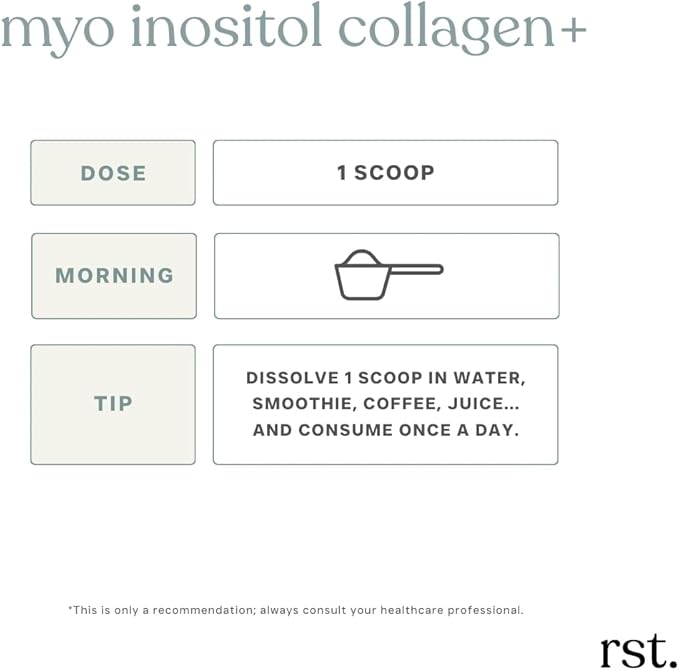 MYO INOSITOL Collagen+ 600 g Unflavored | Myo-Inositol &amp D-Chiro Inositol (40:1) Hydrolyzed Collagen Folate Zinc &amp Vitamin B6| Hormonal Balance Fertility Skin Hair &amp Nail Support