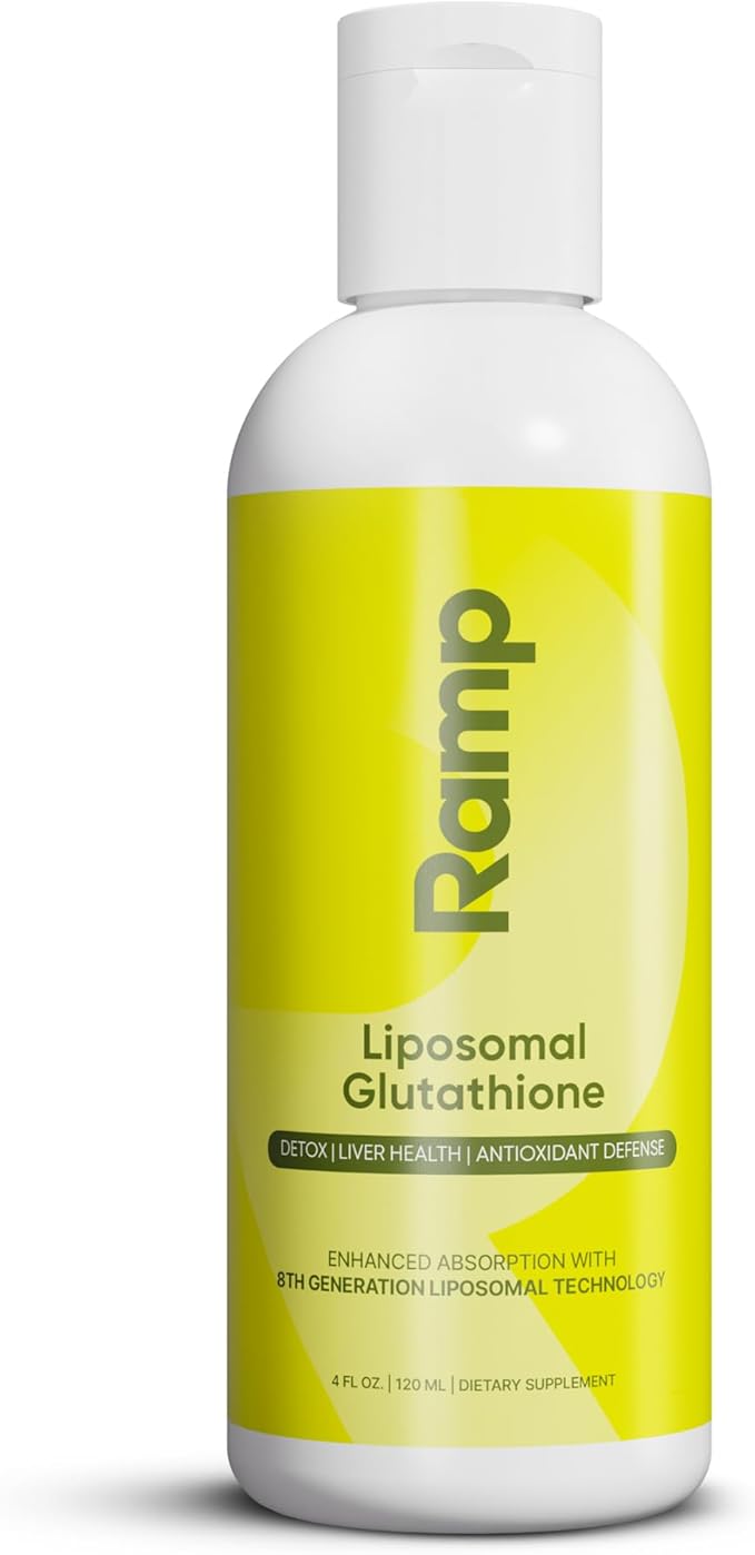 Liposomal Glutathione Liquid – 500mg Advanced Antioxidant Support – Cellular Health &amp Detox – High Absorption Formula – Vegan Non-GMO Citrus Flavor – 4 fl oz 30 Servings