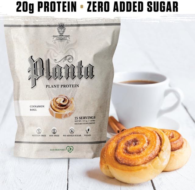 Ambrosia Collective Plant Protein Cinnamon Roll 434 g