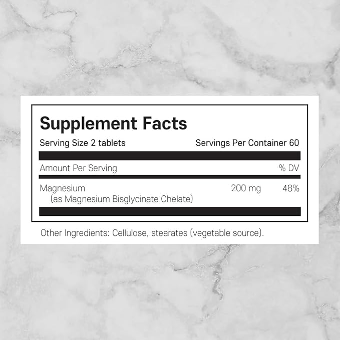 Magnesium Bisglycinate 120 Tablet
