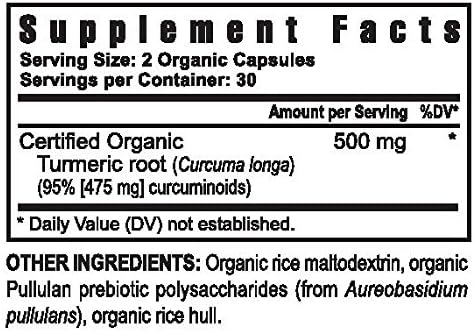 Antioxidant Pürmeric™ - 60 Organic Turmeric Capsules - 2 Pack