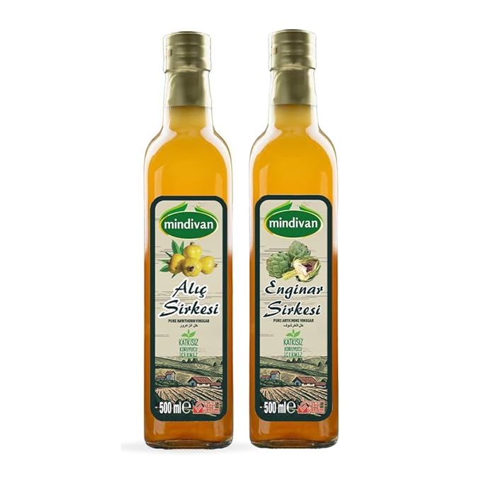 Natural Artichoke Vinegar And Hawthorn Vinegar 1000 Milliliters