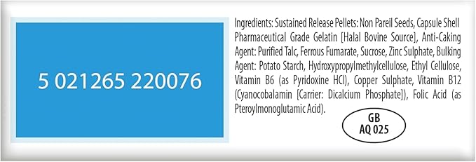 (Pack of 4) UK's Feroglobin Capsules | Gentle Iron - Reduce Tiredness &amp Fatigue