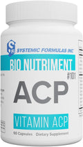 Systemic Formulas Bio Nutriment #101 Vitamin ACP 60 Capsules. Collagen Support Winter Support Immune Support.
