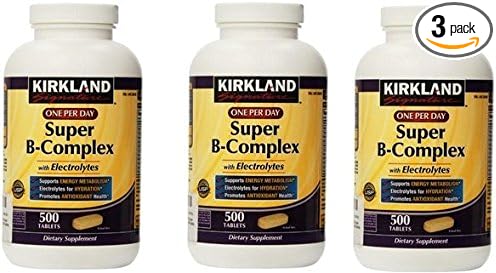 Kirkland Signature One Per Day Super B-Complex with Electrolytes500 tablets