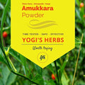 YOGIS HERBS Amukkara Powder (Withania Somnifera) - Aswagandha Root Powder 1Lb Fresh &amp Pure