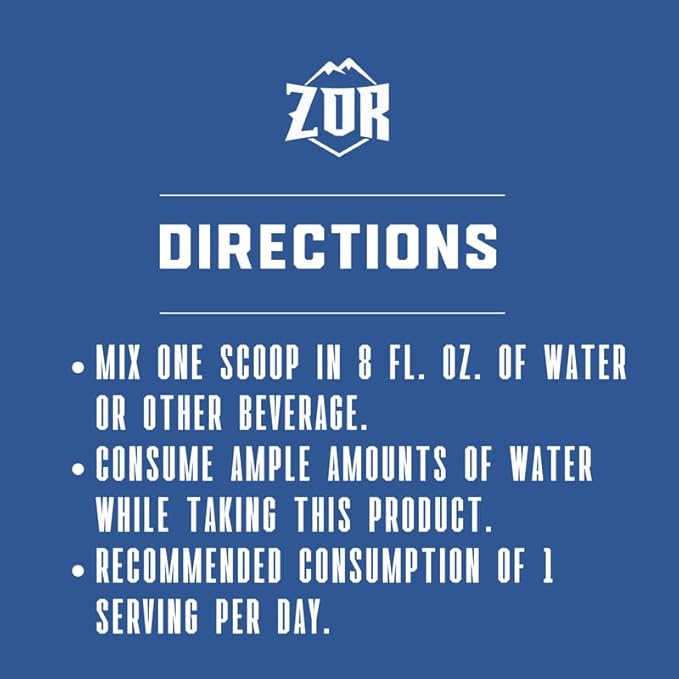 ZOR Micronized Creatine Monohydrate Powder 5000mg – Pure Unflavored Sugar-Free Non-GMO – Supports Muscle Growth Strength Recovery &amp Endurance – 60 Servings