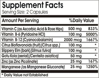 Fatigue Relief // 180 Capsules // Pure // by PureControl Supplements