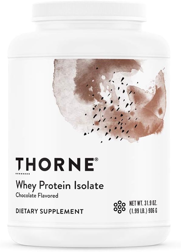 THORNE - Performance Whey Protein Isolate &amp Creatine Combo - Boost Muscle Support and Energy - NSF Certified for Sport - 30 to 90 Servings