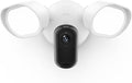 Arlo Wired Floodlight Camera Home Security Camera with 2K Video and HDR 2000 Lumens Integrated Siren Weather-Resistant Color Night Vision 160º Field of View 2-Way Audio White (2025)