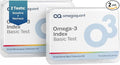 OmegaQuant Omega-3 Index Basic 2-Pack Original Omega-3 Blood Test Kit At-Home Collection CLIA-Certified Lab Analysis Includes 2 Test Kits