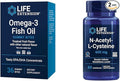 Life Extension Omega-3 Fish Oil Gummy Bites and N-Acetyl-L-Cysteine Immune &amp Respiratory Support