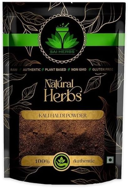 Kali Haldi Powder (100 Gram/3.5 Ounce) Curcuma caesia