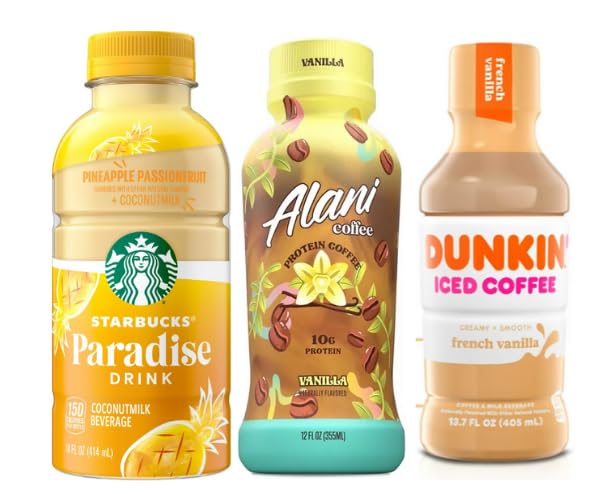 Protein coffee flavored smart size bottle + King Combo QR Code (Medium Vanilla Lovers)