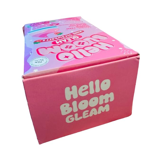 Hello Bloom Gleam Milky Powder Drink [10 Sachets x 18g] 6.3 Ounce (Pack of 1) Milky Strawberry