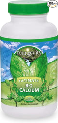 Youngevity Bio Calcium™ - Bioavailable Chelated Calcium + Magnesium Zinc Copper Potassium Boron - Absorbable Bone Support Supplement - (120 Capsules)