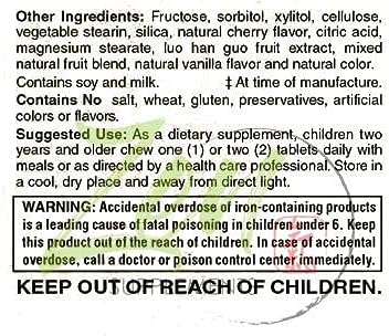 Children's Chewable Multivitamin - Best Kids Vitamins Cherry Flavor Daily Multivitamin with Essential Vitamins Minerals Probiotics - Truly All-in-ONE Solution for Overall Health - 120 Chew Tabs