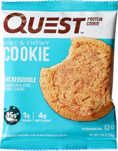 Quest Nutrition Protein Cookie Snickerdoodle 2.08oz (Pack of 2)