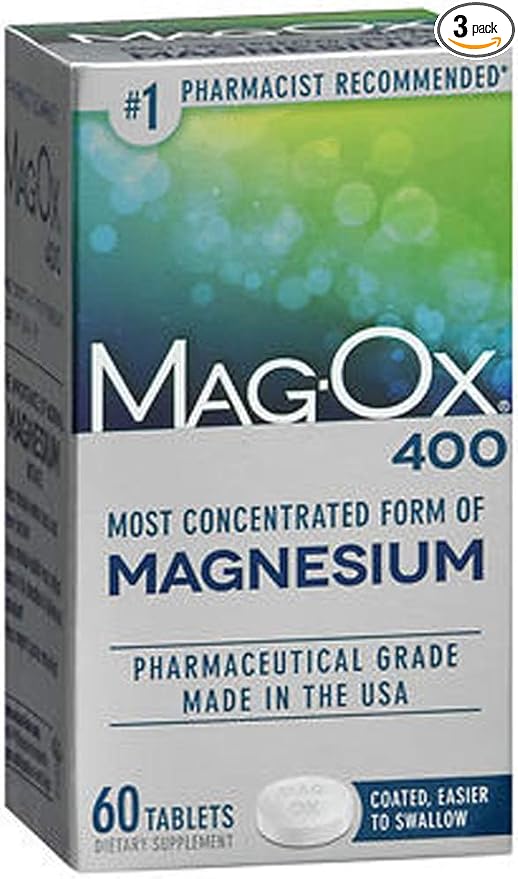 Mag-Ox 400 Magnesium Tablets 60 Each ( Pack Of 3 )