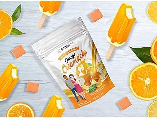 BariatricPal 30-Day Bariatric Vitamin Bundle (Multivitamin ONE 1 per Day! Capsule with 45mg Iron and Calcium Citrate Soft Chews 500mg with Probiotics - Orange Creamsicle)