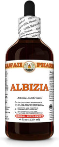 Hawaii Pharm Albizia Extract Tincture for Mood Balance Promotes Calm Supports Emotional Well-Being Eases Sleep Troubles Encourages Relaxation - 4 fl.oz