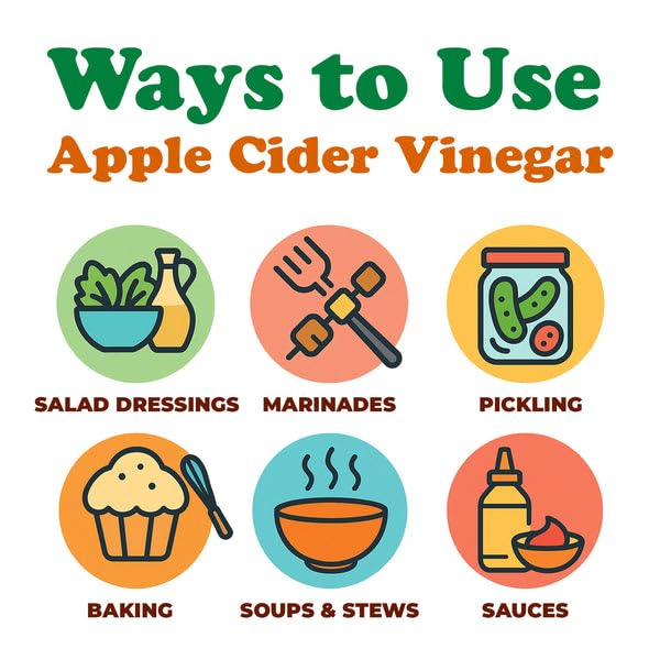 Food To Live Organic Apple Cider Vinegar 500 ml – Raw Italian Natural Vinegar with the Mother Unfiltered Unpasteurized Non-GMO Vegan Bulk Glass Bottle (Pack of 6)