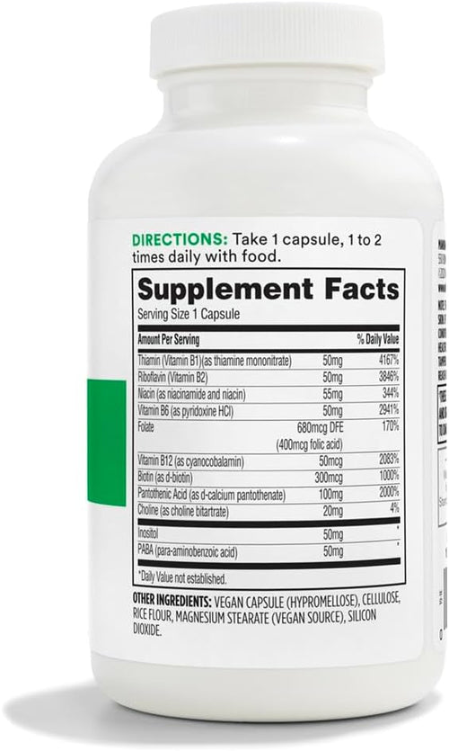 365 by Whole Foods Market Vitamin B-50 Complex Vegan 180 Capsules