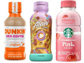 Protein coffee flavored smart size bottle + King Combo QR Code (Medium Original &amp Pink)