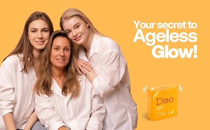 DISO - Collagen Boost - Fast-Dissolving Oral Strips Mixed Berry Flavor Vegan Sugar Free Maximum Absorption to Help Produce Collagen Gluten Free Individually Wrapped 30 Dissolable Strips