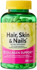 SEDLAV Hair Skin &amp Nails Caplets Dietary Supplement 240 Count Sticker