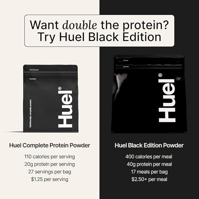 Huel Vegan Protein Powder | Strawberry | Complete Nutrition | 20g Protein Powder | 100% Plant-Based | 27 Vitamins &amp Minerals Gluten Free Non-GMO Lactose Free | 26 Servings