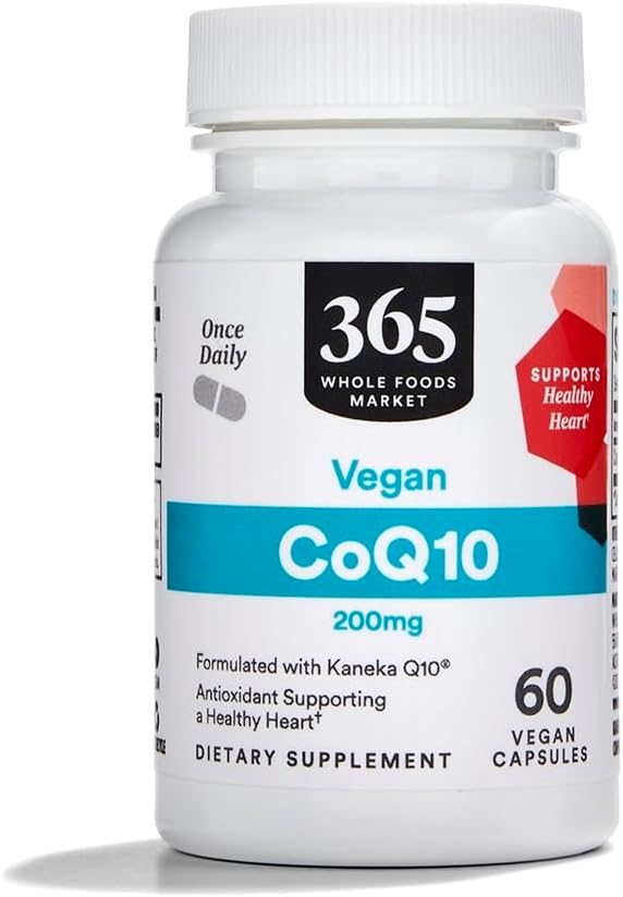365 by Whole Foods Market CoQ10 200mg Vegan 60 Count