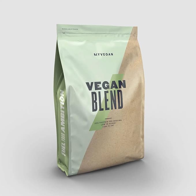 Myprotein® - Vegan Blend Powder - Natural Plant Based Protein Powder w/Pea &amp Rice Protein - Gluten Free Sugar Free Fitness Nutrition - Recovery w/Amino Acids - Vanilla Chai 2.2 Lb (22 Servings)