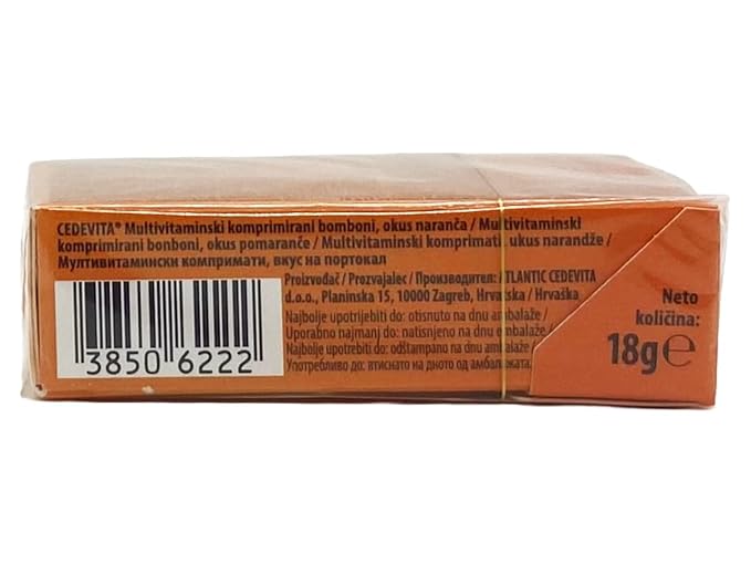 Cedevita Multivitamin Healthy and Sweet Candies (Orange) - 8 boxes