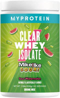 Myprotein Clear Whey Isolate Protein Powder 20 Servings (1.1lbs) Fruity Mike and IKE Sour Watermelon Drink Mix 20g Protein per Serving Daily Drink for Superior Performance