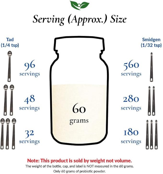Lactobacillus Reuteri Probiotic Powder 75 Billion cfu's | Made in USA | No Additives | Direct from Manufacturer | No Third-Party Storage | Digestive &amp Immune Support | L. Reuteri | 60 Grams (2.11